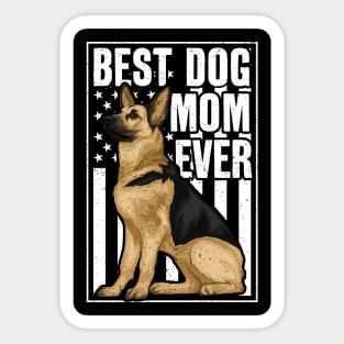 Best Dog Mom Ever German Shepherd Sticker